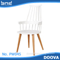 modern appearance wood leg national plastic chairs
